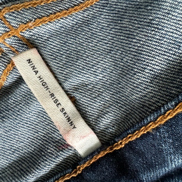 Used Rag and Bone high rise jeans. - Picture 4 of 8